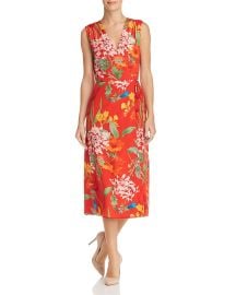 Tasia Floral Print Silk Wrap Dress at Bloomingdales